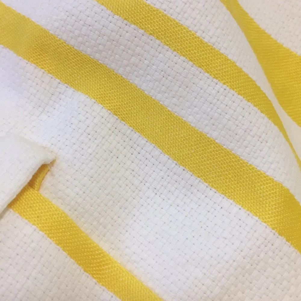 New York & Co. Yellow Striped Shorts